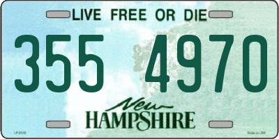 NH license plate 3554970