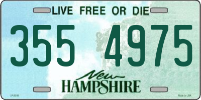 NH license plate 3554975
