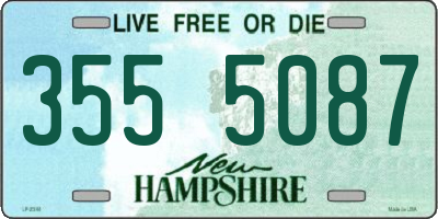 NH license plate 3555087
