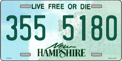 NH license plate 3555180