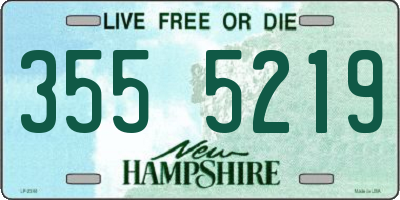 NH license plate 3555219