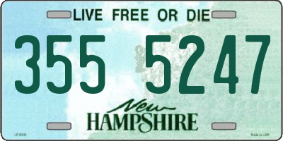 NH license plate 3555247