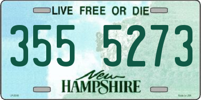 NH license plate 3555273