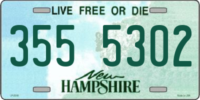 NH license plate 3555302