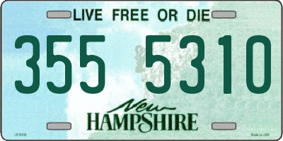 NH license plate 3555310