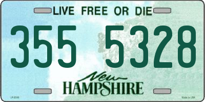 NH license plate 3555328