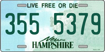 NH license plate 3555379