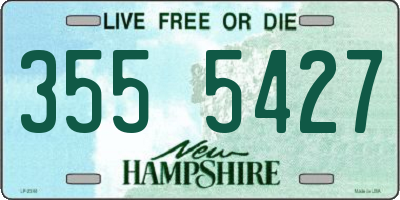 NH license plate 3555427