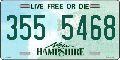 NH license plate 3555468
