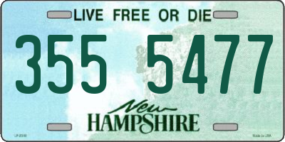 NH license plate 3555477
