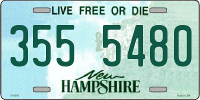 NH license plate 3555480