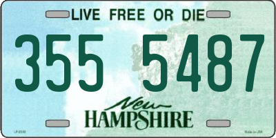 NH license plate 3555487