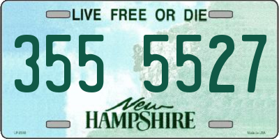 NH license plate 3555527