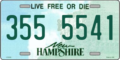 NH license plate 3555541