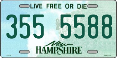 NH license plate 3555588