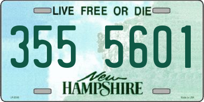 NH license plate 3555601