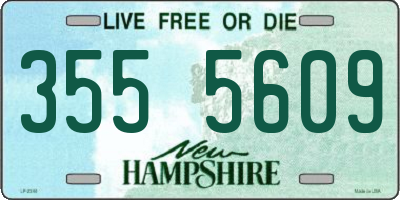 NH license plate 3555609
