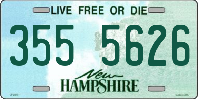 NH license plate 3555626