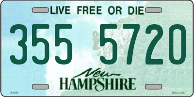 NH license plate 3555720