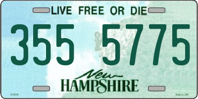 NH license plate 3555775