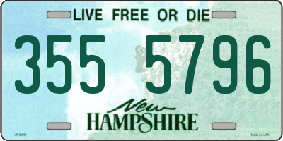 NH license plate 3555796