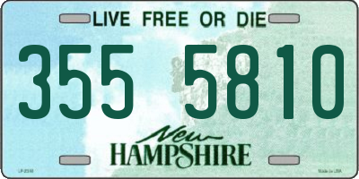 NH license plate 3555810