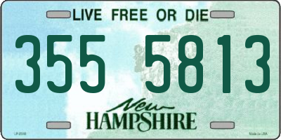 NH license plate 3555813