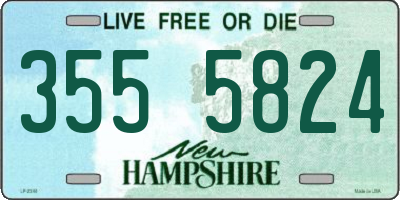 NH license plate 3555824