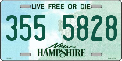 NH license plate 3555828