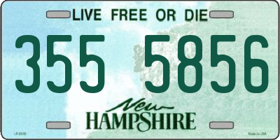 NH license plate 3555856