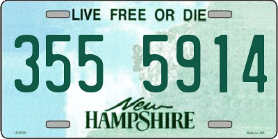 NH license plate 3555914
