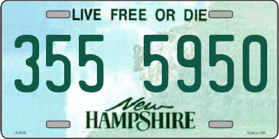 NH license plate 3555950