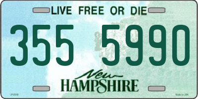 NH license plate 3555990
