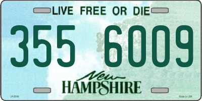 NH license plate 3556009