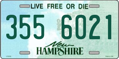NH license plate 3556021