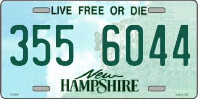 NH license plate 3556044