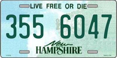 NH license plate 3556047