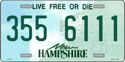 NH license plate 3556111