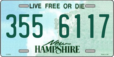 NH license plate 3556117