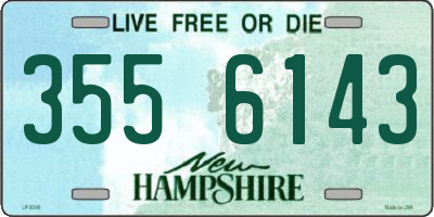 NH license plate 3556143