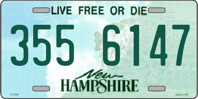 NH license plate 3556147