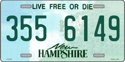 NH license plate 3556149