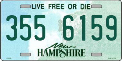 NH license plate 3556159