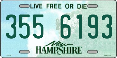 NH license plate 3556193