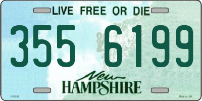 NH license plate 3556199