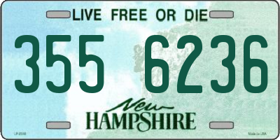 NH license plate 3556236