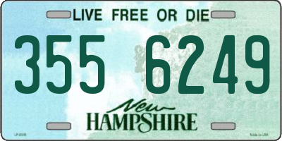 NH license plate 3556249