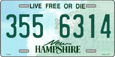 NH license plate 3556314