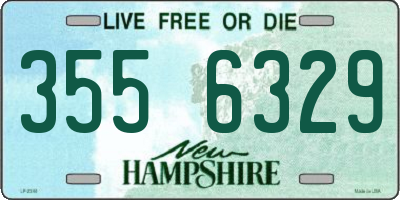 NH license plate 3556329