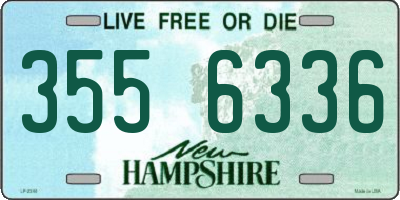 NH license plate 3556336